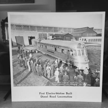 Vintage Historical EMD Electro-Motive-18 Large Early Locomotive Photos 1