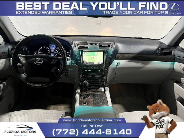 2007 Lexus LS460 $206/mes, solo 86.199 millas con registros completos de servicio - $9.999 ($4 TU COCHE @ Florida Motors Collection)63489334773123122