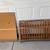 NUline Foldable Wooden Crib on Wheels 1980s 1 thumbnail