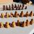 CHESS SET old AFRICAN hand carved wood 24 thumbnail