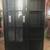 Ameriwood DISPLAY CABINET Bookcase - Black with Glass - Sliding Doors 3 thumbnail