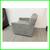 New California Sofa Custom Gray Microfiber Swivel Chair 7 thumbnail