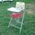 Vintage 1960's Cosco Peterson Crome Baby High Chair antique flowers 3 thumbnail