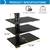 Floating Wall Mounted Shelf- w/ 3 strengthened tempered glass shelves 5 thumbnail