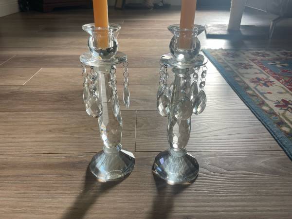 ********crystal candle sticks******** 1