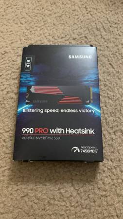 4TB SSD w/ Heatsink - Samsung 990 PRO 1