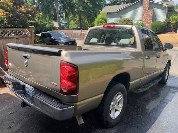 2007 Ram 1500 2x4 Quad Cab.  Regularly maintained, ready to drive - $8,000 (Kirland, WA)63617215757953123