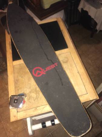 Super Cruiser Quest Longboard Skateboard Used 1