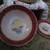 VINTAGE OOAK LARGE BOWL WITH SIX PLATES ITALY 2 thumbnail