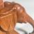 (2pc) Wooden Hand Carved Elephant Bookends 13 thumbnail