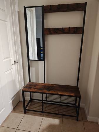Storage for Coats/Shoes w/ mirror 1