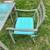 Beautiful Metal Patio Set Table, 4 Chairs and Side Table OBO** 3 thumbnail