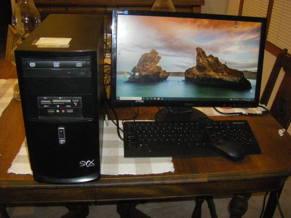 SYX Black Desk Top Computer 1