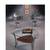 Coffee Table Set Of 3 by Ashley Furniture  /  Chrome, Glass & Wood 20 thumbnail