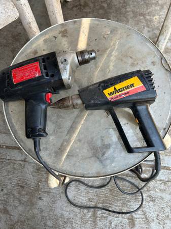 Heat gun and drill 1