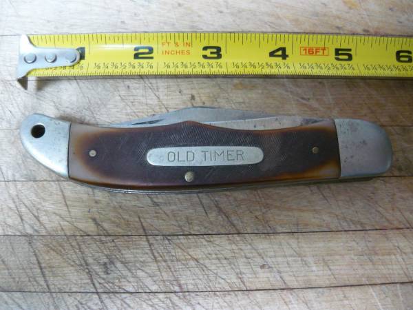 Vintage Schrade Old Timer Folding Knife 1