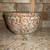 Vintage Spongeware Paneled Pottery Mixing Bowl, 8" 5 thumbnail
