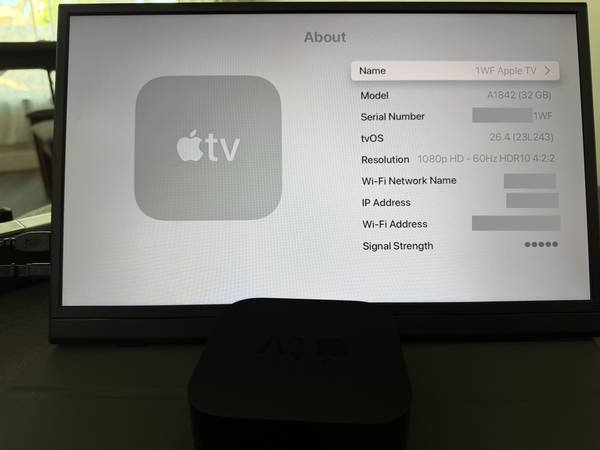 Apple TV 4K (1st Generation) A1842 32GB Black - electronics - by