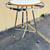 Folding 36” Round Garment Display Retail Rack, Adjustable Height, Casters, All 2 thumbnail