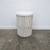 Global Views Chiseled Stone Textured Round Accent Table 18” D x 26” H 1 thumbnail