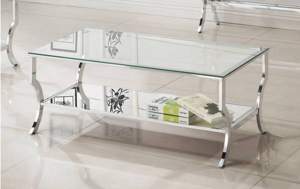 Glass Top Coffee Table, Waverly Place 1