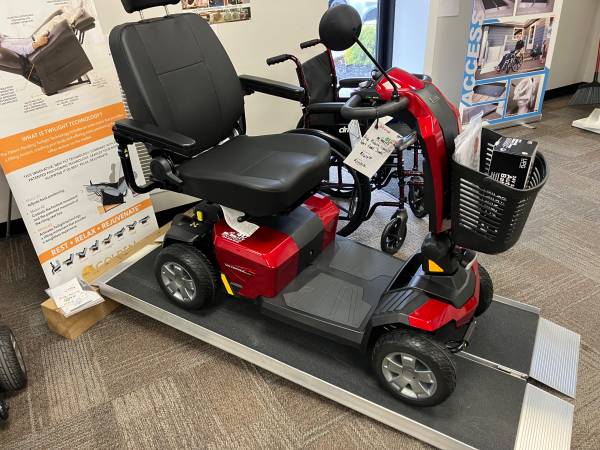 Pride Mobility Victory Sport LX New Red Scooter 1