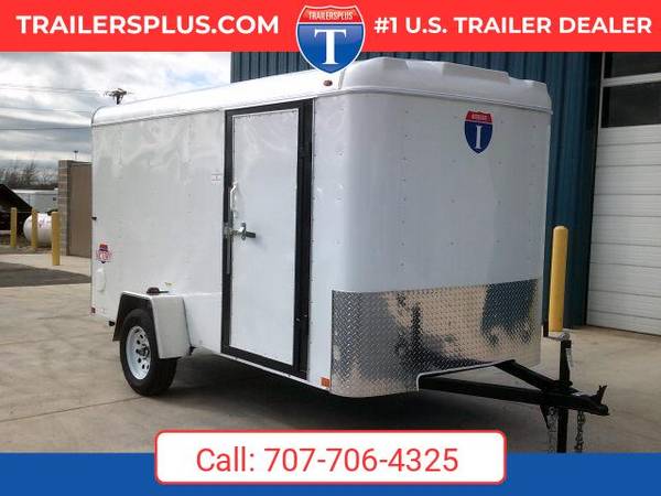2025 Interstate 6 X 12 Victory Enclosed Cargo Trailer White 1