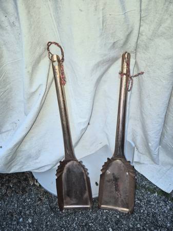 Vintage Rare Solid Copper Coal Ash Shovel Scoop $20 ea. 1