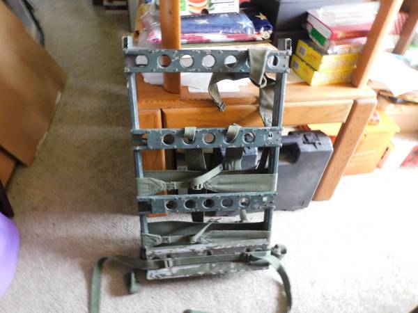 WWII Portable  Carrying Frame/ Backpack 1