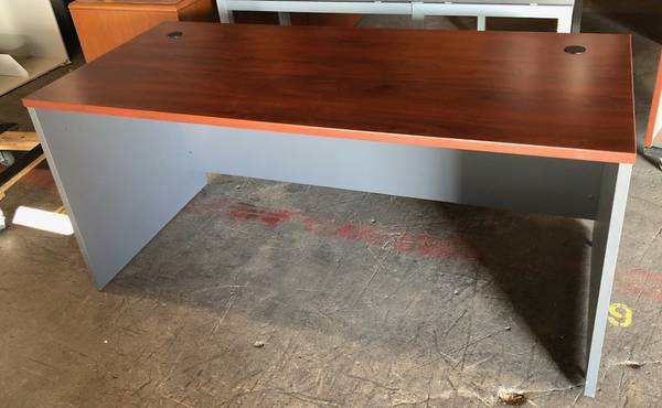 2 Used BBF Desk Gray Laminate 1