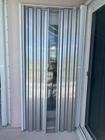 DIY Door Hurricane Panels w/mounting Hardware 1