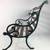 LITTLE MINIATURE BENCH  19” HIGH 19” WIDE 19” DEEP  MATERIAL: CAST IRO 12 thumbnail