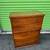 Vintage mid century modern walnut four drawer dresser 2 thumbnail