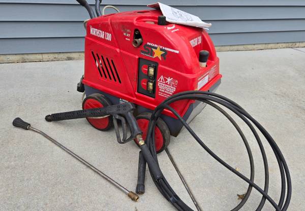 Diesel electric hot water pressure washer 1