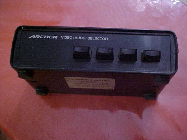 Video selector switch. 1