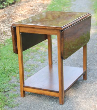 **PRICE DROP!*** Solid DROP LEAFTABLE--ALL wood! Antique/Mid Century! 1