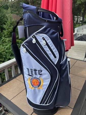 NEW GOLF BAG MILLER LITE - $100 (KENOSHA)63470459851395122