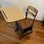 Desk Chair Public Elementary School Grammar School Genuine Antique 4 thumbnail