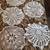 LARGE LOT OF 30 VINTAGE CROCHET DOILIES WHITE PRE-OWNED 1 thumbnail