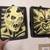 R MARINO  vintage 90s 3D GLOW IN THE DARK  wall heads 3 thumbnail