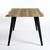 Homy Casa · Lancelot Walnut Dining Table Set with 4 Beige Chairs 7 thumbnail