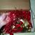 CHRISTMAS Decoration LOT Red Ruby Gold Star Garland Wreath Ornament 10 thumbnail