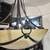 Hanging Iron Ceiling Kitchen Light Fixture with light bulbs. 2 thumbnail