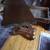 Antg. Empire Lyre Base Walnut Table, Folding Top w/Storage Under Top 5 thumbnail