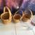 Set of 3 Wicker Baskets, Three small wicker baskets with handles. Cash 2 thumbnail