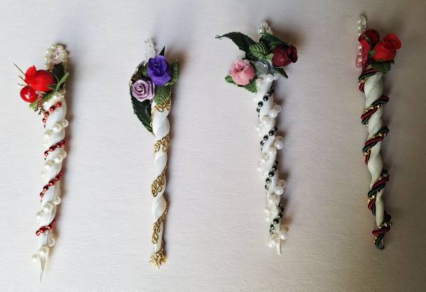 Christmas - Icicle tree ornaments 1