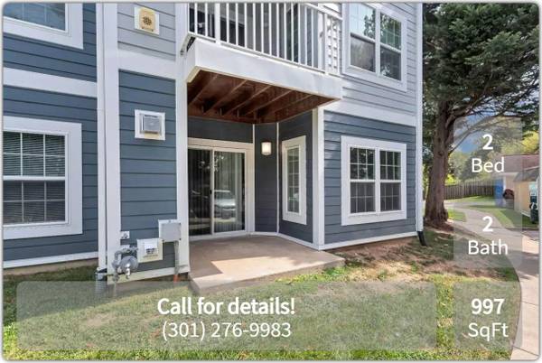 $2,094 / 2br - 997ft2 - Amazing 2 Bed, 2 Bath with public transit access! 997 Sq Ft! (Silver Spring - Near Burtonsville Shopping Center)64040194734595120