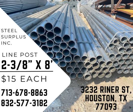 CHAINLINK FENCE POSTS- LINE POSTS- FENCE POSTS- FENCING- CHAINLINK 1