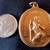 Saint Christopher Medalion 14k gold 2 thumbnail