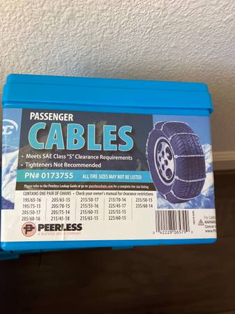 Peerless Chain Passenger Tire Cable 1